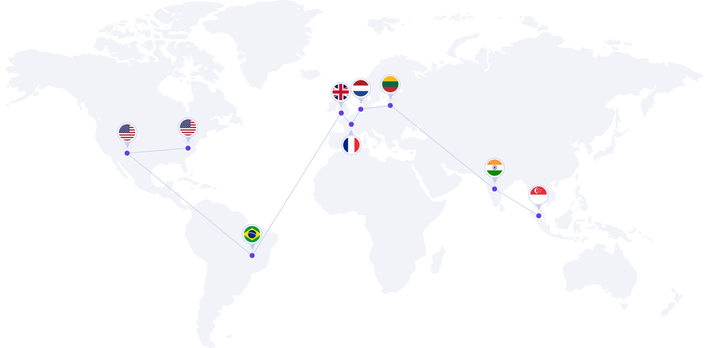 Discover Our Cloud Servers Around the World