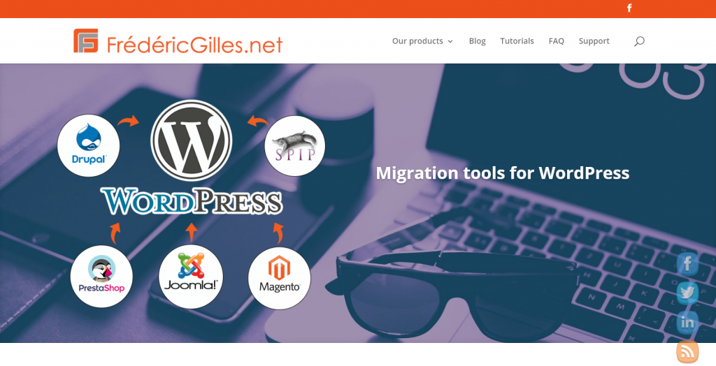 FG Joomla to WordPress homepage