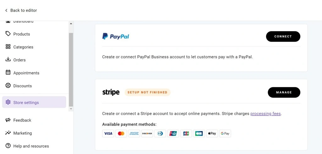 Hostinger Website Builder payment options