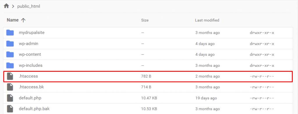 Locating Htaccess File in Hostinger Control Panel