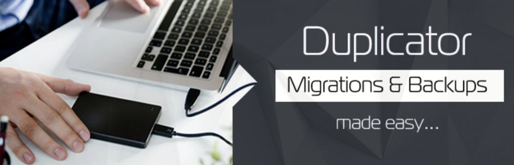 The Duplicator plugin banner
