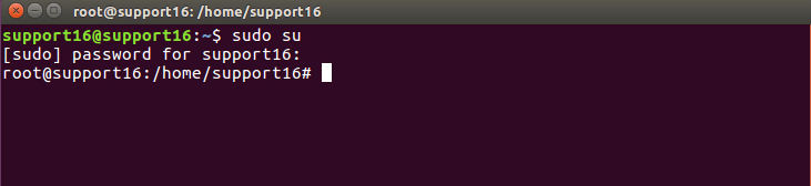 enabling administrative rights on Ubuntu Terminal